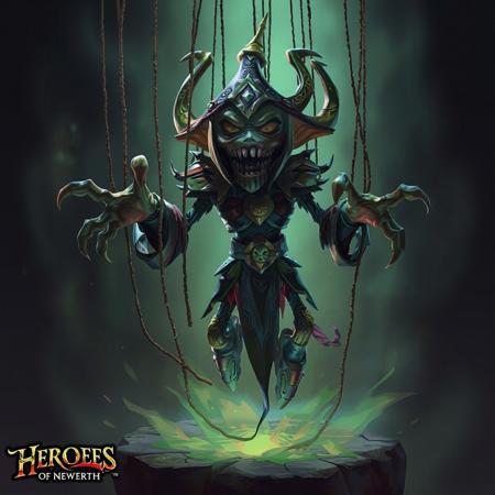 Puppet master from the game heroes of newerth, kongor from heroes of newerth,