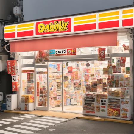 YamazakiDaily, konbini, scenery, storefront, japan,