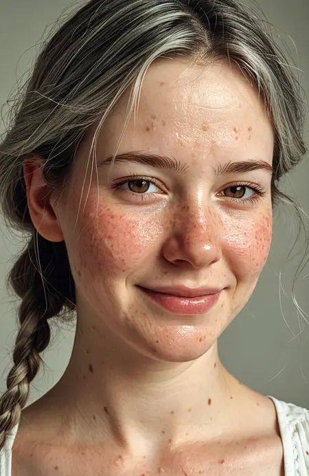 No Makeup - Bad Skin - Acne