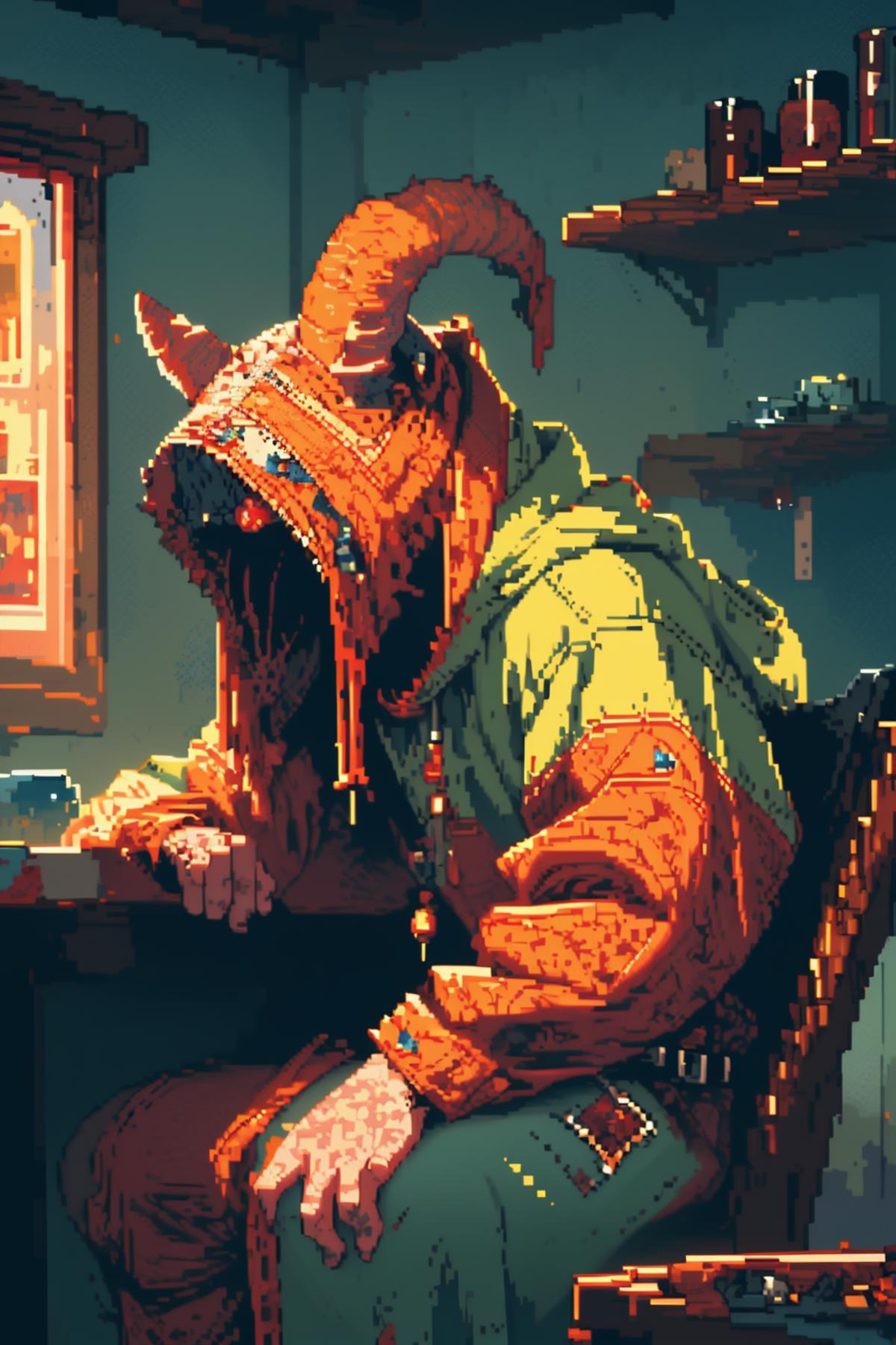 Pixel art style image by Reelai