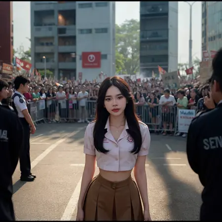 (thai girl) school uniform