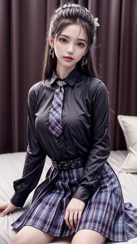 Dark jk skirt