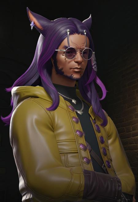 Face 2 Male Miqo'te - FFXIV LoRa - SDXL SDXL