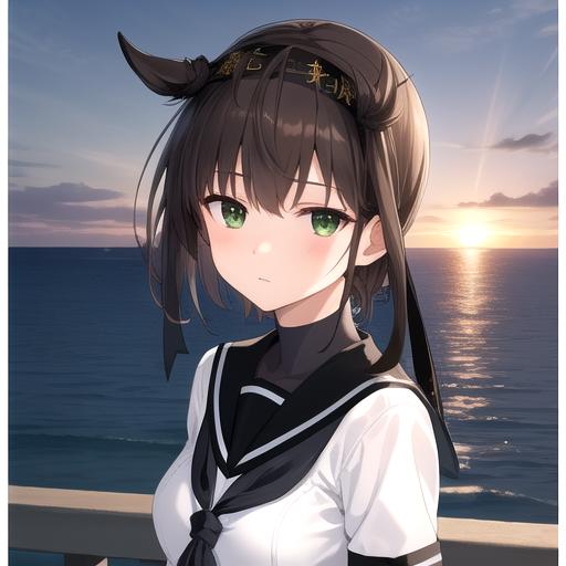 初月-舰队收藏（Hatsuzuki-Kantai Collection） image by King_Dong