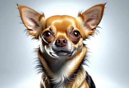 Chihuahua. hyperdetailed, hyperrealistic, vivid colors, Ultra High Definition 64K, Detailed and Intricate, Digital Art, Realistic, Cinematic, Studio Lighting, Beautiful Lighting,landscape view