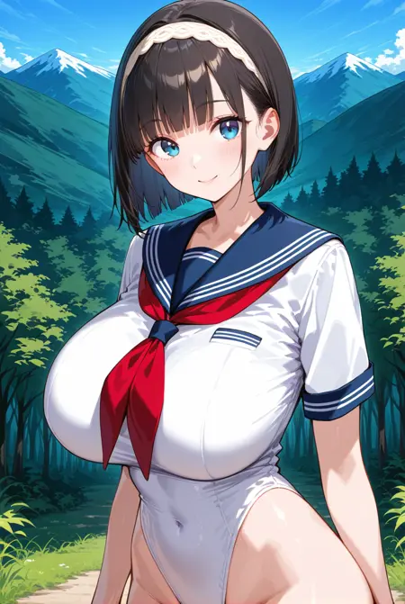 Serafuku Leotard Illustrious