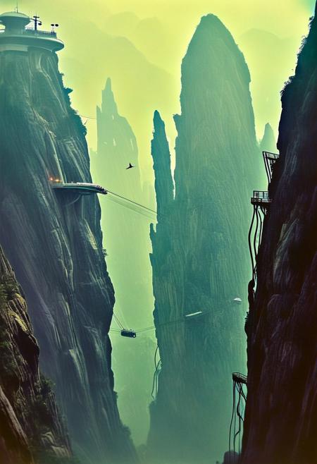 ()Hyoer Realistic:2.0)Polaroid picture 
an image of 
Atlantis, a vibrant underwater city teeming with life, illuminated by glowing bioluminescent plants. Futuristic submarines dock at the city's central hub, surrounded by towering structures and bustling streets. Inhabitants in advanced diving suits move about, interacting with each other and the city's advanced technology. The atmosphere is one of wonder and discovery, with schools of exotic fish swimming through the city's transparent domes.
BREAK
BREAK ()Hyoer Realistic:2.0)Polaroid picture of A 100-meter-long (110 yards) glass skywalk, stretching around a cliff on Tianmen Mountain in southern China. The pathway is 1,500 meters up a mountain. The skywalk overlooks by its bottomed giant glasses, the world’s famous “Heaven’s Gate” and Tongtian Avenue, the mountain road with 99 turns. The world’s longest cable car system is also served on Tianman mountain to access its terrifying “Coiling Dragon Cliff” skywalk where situated in the highest location of Zhangjiajie National Forest Park, China.