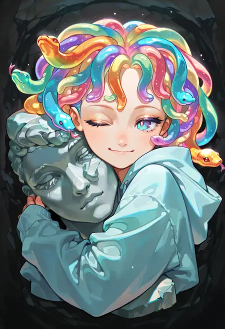 Snake Hair/Gummy Worm Hair/Worm on a String Hair