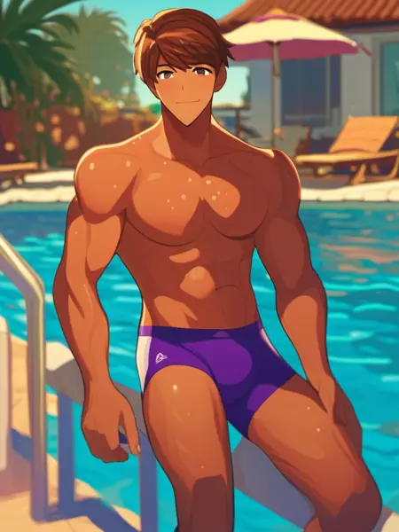 FRESH IDEAS Pool boy illustration.safetensors