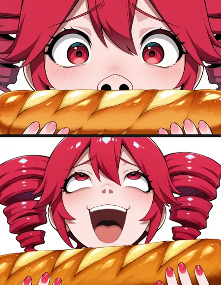 Rumi Sniffing Kimbap (Meme) - Smelling Food - Taste Good