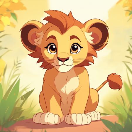 A cute baby lion, close-up,
,Cute Cartoon,CuteCartoonAF,
<lora:CuteCartoonRedmond-CuteCartoon-CuteCartoonAF:1>