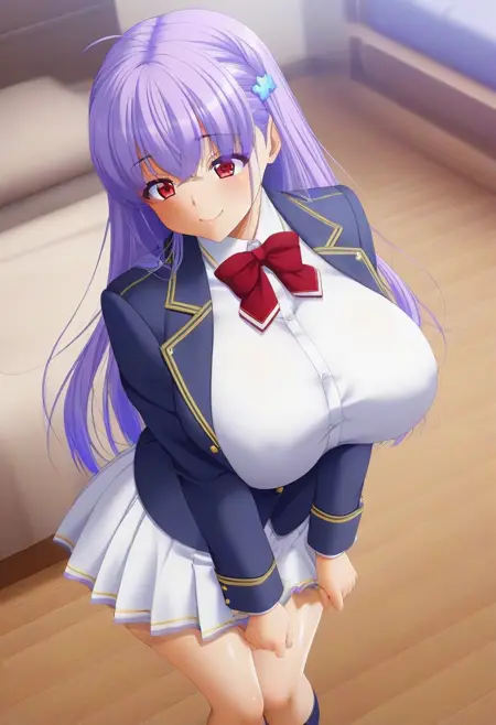 沢見 祈里(Inori Sawami)隷嬢管理棟~制服少女たちの搾乳隷属記~(Illustrious)