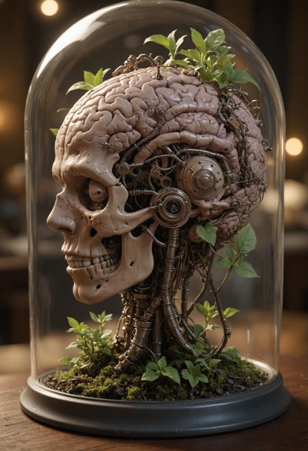 3D render of a sci-fi baroque concept design of anatomically correct brain device with terrarium,steampunk,intricate details,scientific,hyper detailed,photorealistic,
bokeh,f1.4,40mm,photorealistic,raw,8k,textured skin,skin pores,intricate details,<lora:epi_noiseoffset2:1>,<lora:crowd_notrigger:1>,BeyondSDXLv3,<lora:bright_blue_eyes:1>,, ultra quality, ultra detailed, intricate details, 8k, hdr, epic realistic, tilt-shift, Bokeh, dramatic light, dynamic lighting, golden hour, moody lighting, night time, shadow, award-winning, ultrarealistic, octane<lora:whos_in_whoville:1><lora:whos_in_whoville:1><lora:whos_in_whoville:1><lora:whos_in_whoville:1>