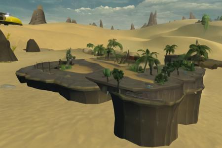 <GYNO2loraV1:1>
ratchet2level, no humans, clouds, sci-fi, rain, mine, desert, oasis, plants, water, platforms, outdoors, simple geometry,
masterpiece, absurdres, perfect lighting, best quality, 3d