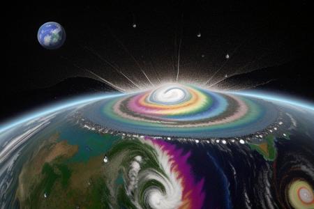 earthquake pressure waves moving the earth, water drops being forced by pressure, , earth colours, selective focus, depictions of inclement weather and wind pressure
"style of Lisa Frank Origami paper folds papercraft, made of paper, stationery, 8K resolution 64 megapixels soft focus"