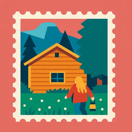 Flat Travel Stamp|Kontext