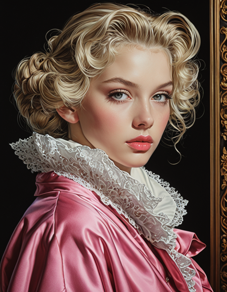Smooth Quality, ArsMJStyle, Colored pencil hyperdetailed realism, a masterpiece ultrarealistic ultradetailed portrait of a incredibly beautiful 0 0 s blonde bimbo in pink clothes., 
baroque renaissance. medium shot, intricate, elegant, highly detailed. trending on artstation, digital art, 
by stanley artgerm lau, wlop, rossdraws, james jean, andrei riabovitchev, marc simonetti, yoshitaka amano., 
background by james jean and gustav klimt, light by julie bell, 4 k, porcelain skin, <lora:FF.101.juggernautXL_version6Rundiffusion.LORA:1>, <lora:clear:1>, <lora:Hyperdetailed_Colored_Pencil:1>