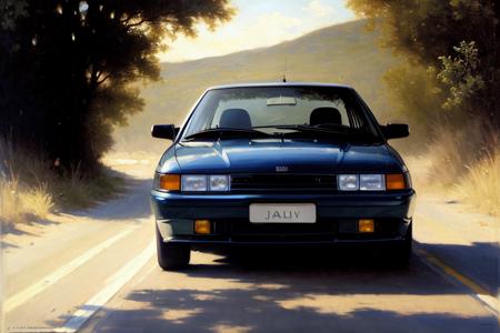 ((realistic photo of a car)), by Jeremy Lipking, by William Bouguereau, (by Alphonse Mucha:0.5), sabudenego, jeremy lipking, masterpiece,
(VAZ2112), <lora:VAZ2112:0.6>