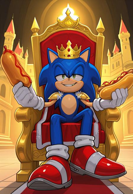 Excalibur Sonic - Sonic and the Black Knight Illustrious - King Sonic