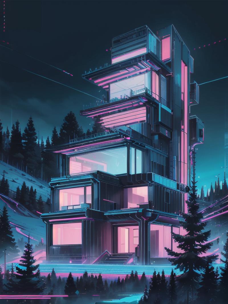 Retrowave Tech - World Morph image by ipArchitecture