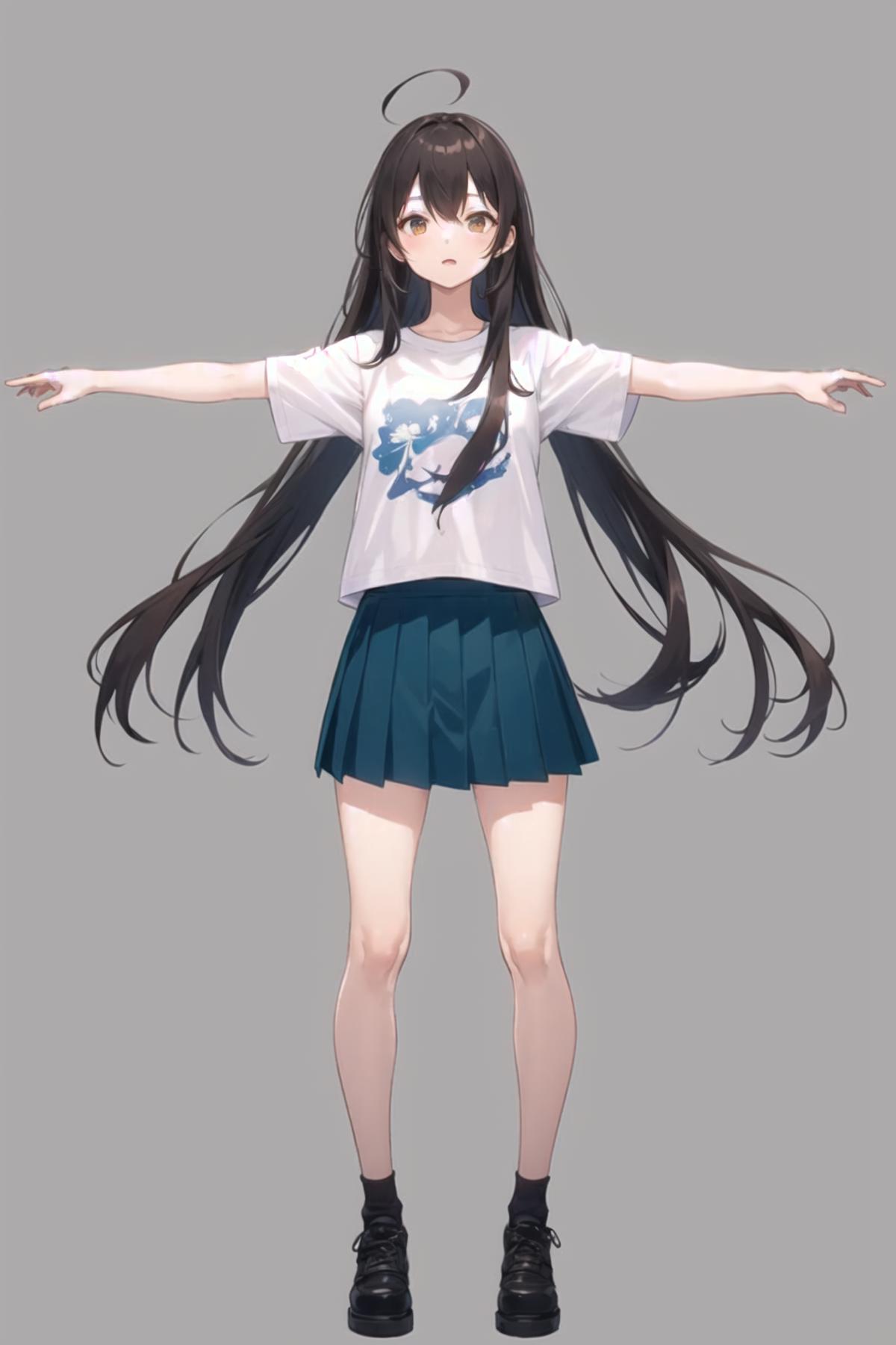 [OpenPose] T pose image by BlazzzX4