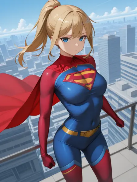 Supergirl Bodysuit | Western Heroine | Custom Outfit