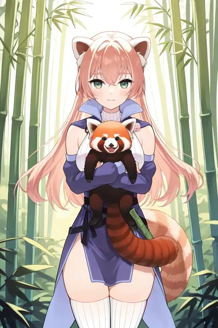 Commission [Illustrious] Vtuber - Yuria of Ailurus