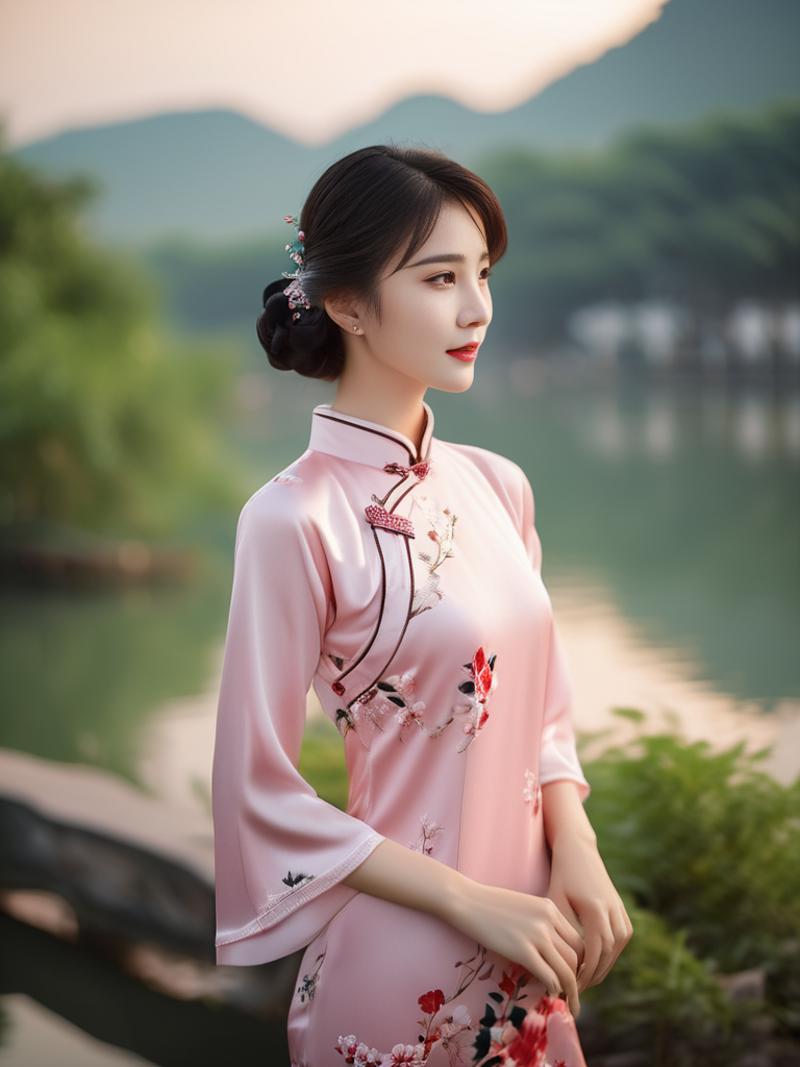 SDXL-zy_国风旗袍 qipao image by meiyouzhuya