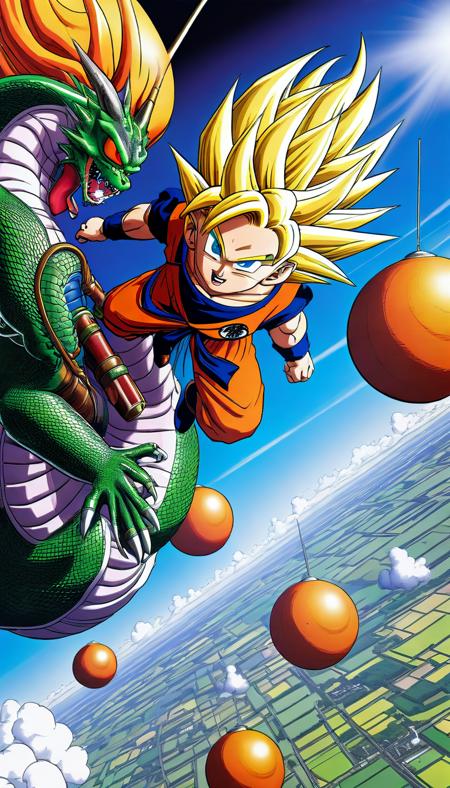 (Gorgeous Photo:1.3) of (Ultra detailed:1.3),(((plane))), dragon ball, by Akira Toriyama