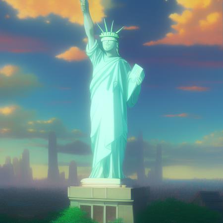 The Statue of Liberty by WakasaKakiage21