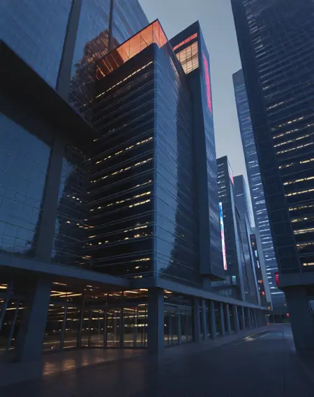 Modern Office Building (Architecture) (Illustrious) (AD)