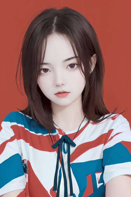 <lora:mourning_girl_v1:0.4>,1girl,red background,