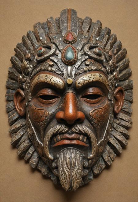 (masterpiece:2.0), best quality, many stone, stoen mask