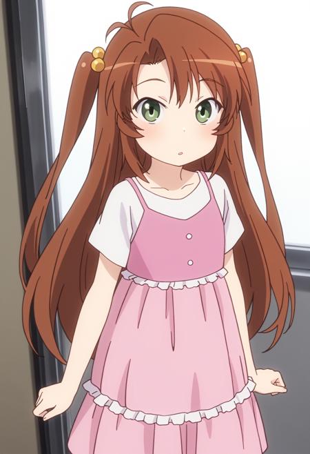 Koshigaya Komari (Non Non Biyori) - ILXL Pink dress
