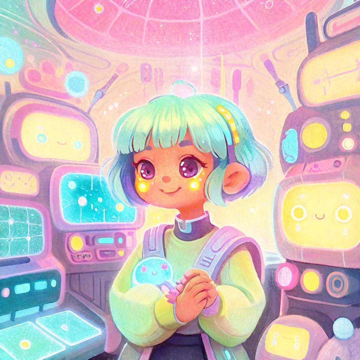 Kawaii tech - XL World Morph image by navimixu