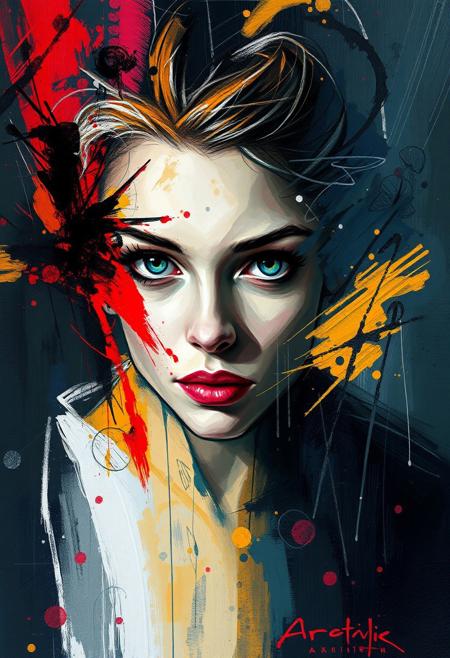 abstract expressionist painting abstract beauty,centered,looking at the camera,approaching perfection,dynamic,moonlight,highly detailed,digital painting,artstation,concept art,smooth,sharp focus,illustration,art by Carne Griffiths and Wadim Kashin . energetic brushwork, bold colors, abstract forms, expressive, emotional,