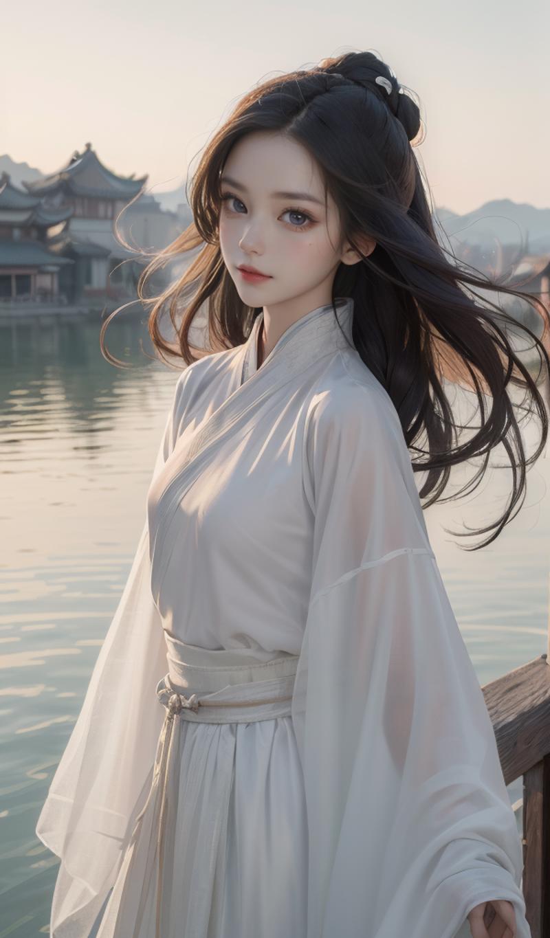 一件简单的白色汉服 a simple white hanfu image by YuriTanaka