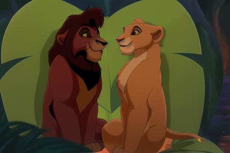 Kiara And Kovu from Disney The Lion King 2 - v1.0 | Stable Diffusion ...