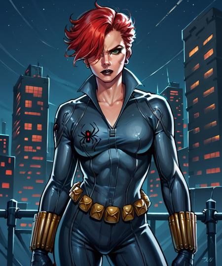 Black widow 80s style - Marvel comics - 80s V1