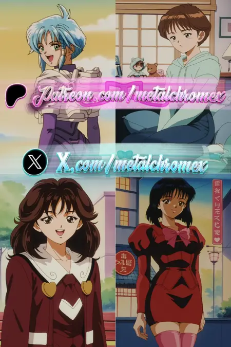 All 4 DNA² heroines: Ami Kurimoto, Karin Aoi, Kotomi Takanashi, and Tomoko Saeki - Commission!