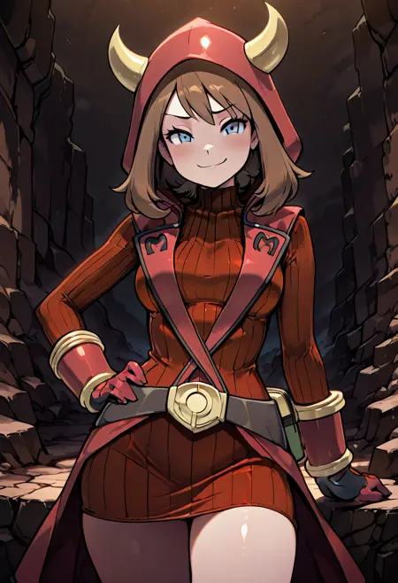 May Magma Admin | はるか x カガリ (Pokemon OC) [Illustrious]