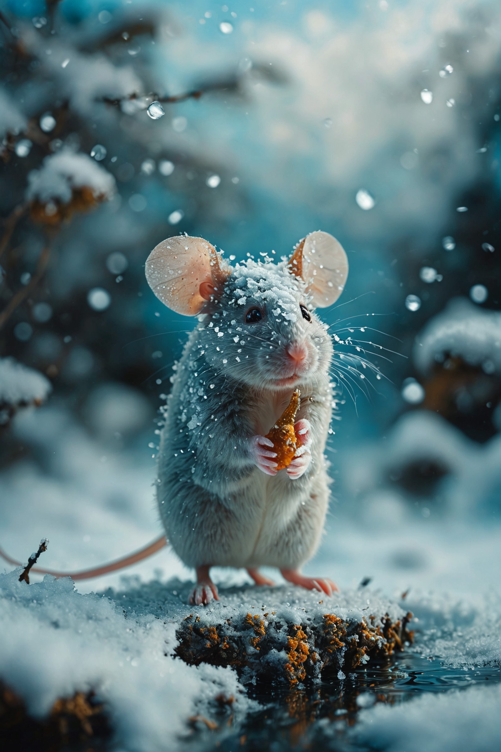 (Oil Painting Style Photography by Benka Pulko and Pierre de Vallombreuse:1.2), award winning, mouse,
(aesthetic of bio ar...