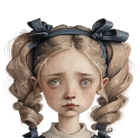 Gerda - Children's Book Character - Alpha