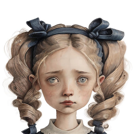 Gerda - Children's Book Character - Alpha V1