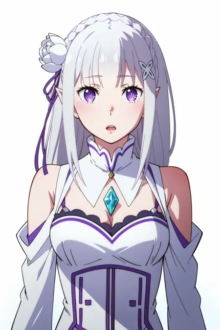 Emilia ( エミリア ) [ Re:ZERO -Starting Life in Another World / Re:Zero kara Hajimeru Isekai Seikatsu / Re：ゼロから始める異世界生活 ] Anime Design