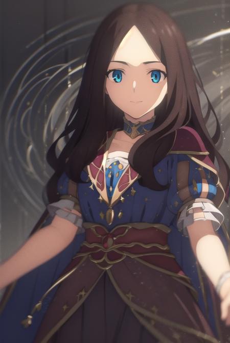 leonardodavinci, <lora:leonardo da vinci babylonia-lora-nochekaiser:1>,
leonardo da vinci, leonardo da vinci \(fate\), long hair, bangs, blue eyes, brown hair, (parted bangs:1.5), smile,
BREAK dress, short sleeves, choker, puffy sleeves, cape, puffy short sleeves, puff and slash sleeves,
BREAK indoors,
BREAK looking at viewer, (cowboy shot:1.5),
BREAK <lyco:GoodHands-beta2:1>, (masterpiece:1.2), best quality, high resolution, unity 8k wallpaper, (illustration:0.8), (beautiful detailed eyes:1.6), extremely detailed face, perfect lighting, extremely detailed CG, (perfect hands, perfect anatomy),