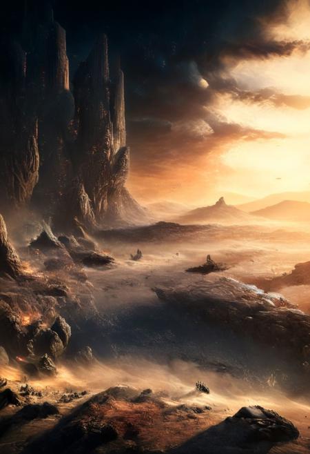 (POV view , DOF, first people view from the entrance, low angle shot:1.4),
(Ancient civilization, Alien Prometheus movie scene, dune movie scene:1.5), 
In the distant future, humans are spread across planets and ruled by an empire. The most important scene in the Dune movie, "Arrakis", was filmed in the Wadi Rum desert, the largest desert in Jordan, also known as the "Valley of the Moon". Some scenes were filmed in Rubou, Abu Dhabi, the Middle East. Shot in the Rub' al Khali desert. In addition to the desert landscape, the towering rocky scenery was also the main reason why it was chosen as the shooting location.
(Large Files, Ultra Realistic, 8K, 16k, FHD, HD, VFX, Perfect, Photography, composition, Architecture Sales Photography, Architecture Competition, Ultra High Resolution, Cinematography, High Resolution Image:1.1), (dramatic lighting, direct sunlight, ray tracing, clear shadow:1.2),  (real landscape:1.1), (blurred background:1.0), (urban background, more_details) ,
extremely detailed, hillscastel, <stardeaf-cold-arc>, great lighting, clear, Neo Classic