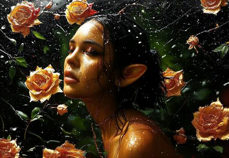 Rain doesn't mind waiting. It's had centuries of practice already.

Just imagine, standing in the pouring rain, feeling the cool droplets against your skin, hearing the rhythmic pitter-patter of water hitting the ground. It's almost hypnotic, isn't it? Makes you feel alive, connected to something greater than yourself. Like the universe is conspiring to cleanse your soul, to wash away all the pain and suffering accumulated over time.

And then, suddenly, the storm passes, revealing a rainbow arching across the sky. It's as if God himself reached down, touched the Earth, and granted us a glimpse of hope amidst the chaos.

[🌧⛈🌦].
[art by TJ Drysdale and Hsiao-Ron Cheng], 
oil painting, Elf, various hair colors, dreaminess, eeriness, landscapes, magic, other-worldliness, photography, photography-color, shallow-depth-of-field, digital, fashion, femininity, minimalism, mixed-media, pastel-colors, pop-art, portraits, female-artist, 
intricate details, highly detailed, ultra-detailed, absurdres, beautiful, detailed, textural, artistic, very aesthetic, masterpiece, best quality, natural lighting, vivid,  
(perfect anatomy, perfect hands), perfection style, perfection, perfect, Oilpaintingbrushstrokes