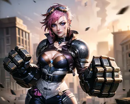 Vi League of Legends (base skin) by Kangaxx