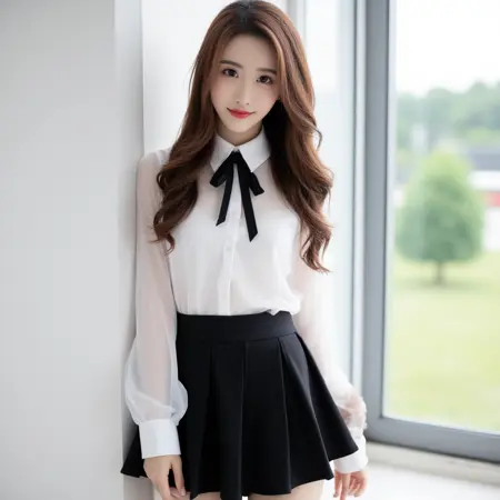 Virtual Asian Female Character 09